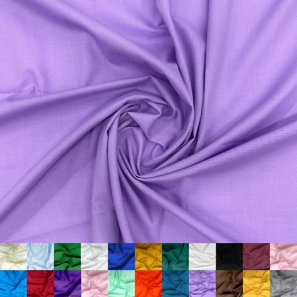 Ice Fabrics Cotton Polyester Broadcloth Fabric by The Yard -