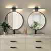 Joossnwell Vanity Light for Bathroom Lighting Fixtures Over Mirror Black