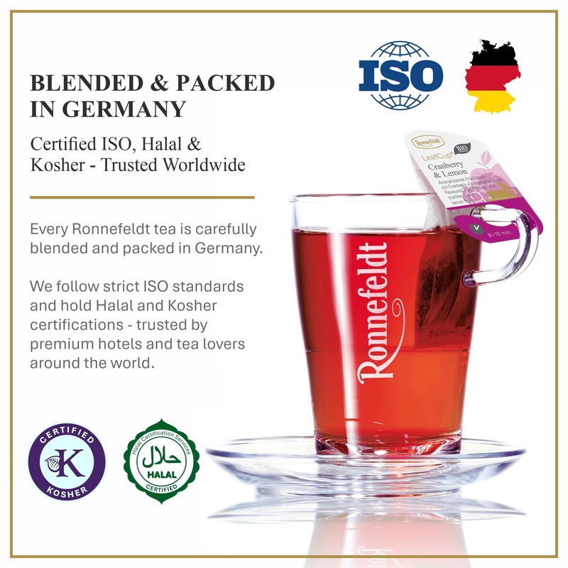 Ronnefeldt LeafCup Cranberry & Lemon Chai – Loose Leaf Fruit