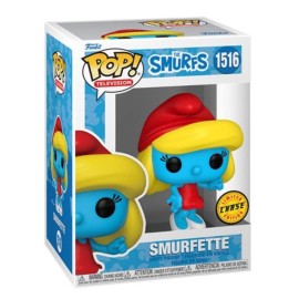 Funko Smurfette Funko Pop! The Smurfs - Chase L.E Vinyl Figure #1516 with Case
