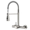Wall Mount Kitchen Faucet Single Handles, 8 Inch Center Wall