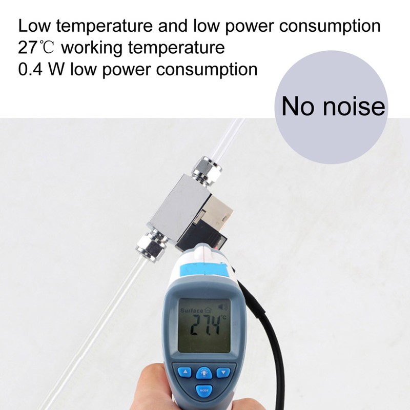 Mini External CO2 Solenoid Valve Low Temperature Fish Tank Accessory