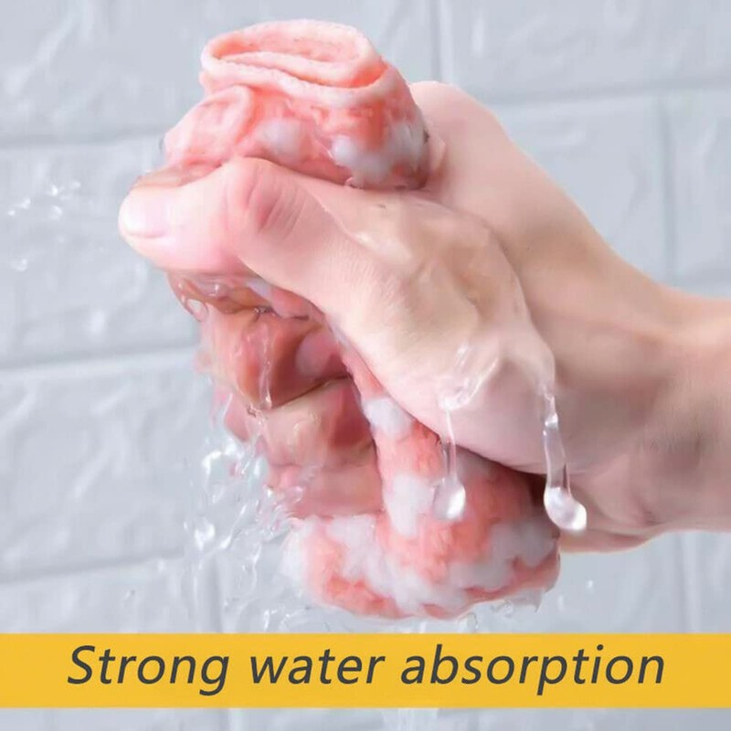 5X Microfibre Cleaning Cloth Microfiber Dish Car Glass Kitchen Towel