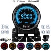 eluto 52mm 10 Colors Tachometer Tacho Gauge W/Cup Tacho Gauge