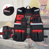 MELOTOUGH Tool Vest for Men Reflective Safety Tool Vest with
