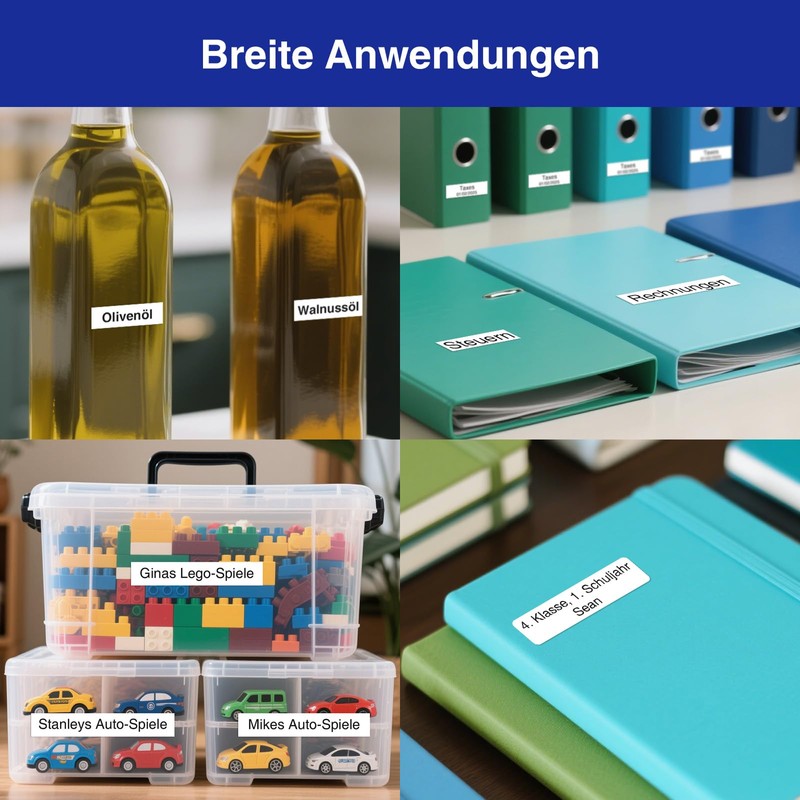 SUPVAN E11 Label Printer, Mini Bluetooth Labeling Device for Home,