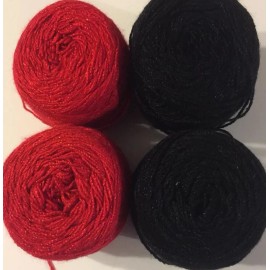 Hilos Mexico Estambre Brisa Colors 60/24 Acrylic/Rayon. 450 yards per ball.1 lot of 4.