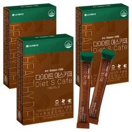 Retune Diet Escafe Americano Flavor, 3 Pieces, 98g / 리튠 다이어트 에스카페 아메리카노맛, 3개, 98g