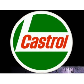 CASTROL Motor Oil - Original Vintage 1970's 80’s  Racing Decal/Sticker - 4 inch