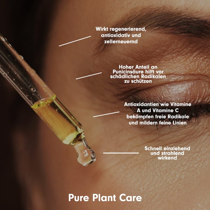 Organic Pomegranate Face Oil - Garden of Oils® - Vitalising