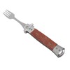 Spring Fork Rosewood Handle Stainless Steel Foldable Spring Fork for