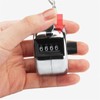 HAILM 4 Digit Number Counters Mini Hand Held Tally Counter