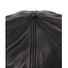 Schott Leather Newsboy Cap 782-5974006 Men's Leather Newsboy Cap, 010