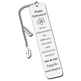 Retirement Gift for Woman Retirement Gifts for Men Coworker Farewell Leaving Goodbye Gifts for Women 2025 Happy Retirement Gifts for Women Appreciation Bookmark for Team Member Office Gift