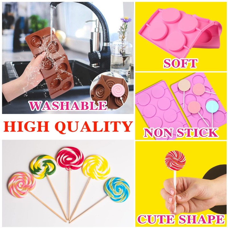 Silicone Lollipop Molds Candy Molds Silicone Sucker Molds Hard Candy