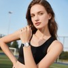 Lancardo Stylish Elastic Quartz Watch: Adjustable Stretch Woven Braided Strap