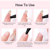 Newly Upgraded Quick Drying 10g Semi Solid Nail Glue with