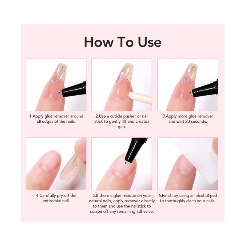 Newly Upgraded Quick Drying 10g Semi Solid Nail Glue with