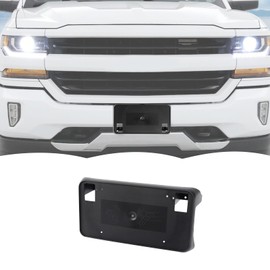 RT-TCZ License Plate Holder Front License Plate Frame Mount Bracket Accessories for Chevy Silverado 2016-2018
