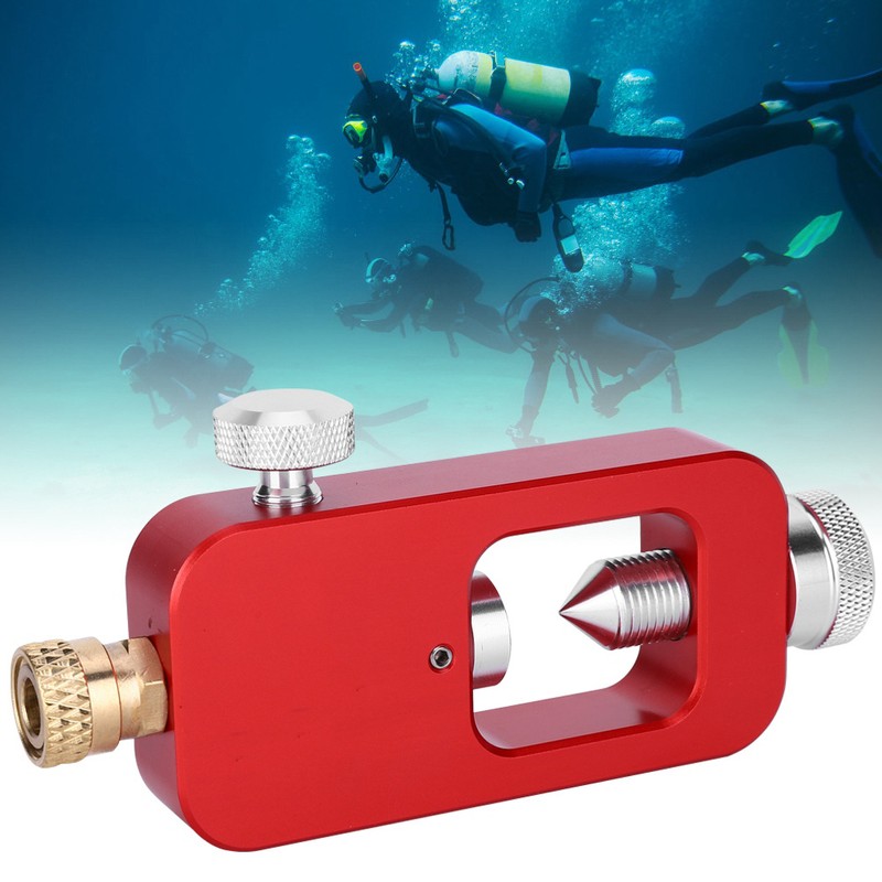 DEDEPU Scuba Adapter Heads Diving Transverter Large Bottle to Small