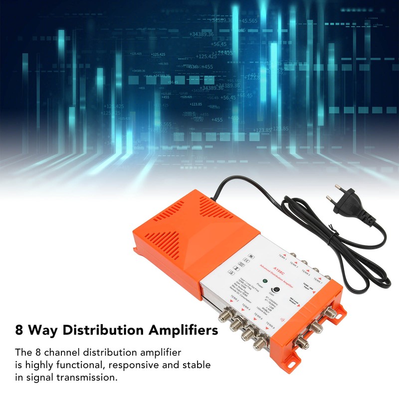 Distribution Amplifiers A108C LTE Filter Professional 8 Channel Distribution Amplifier