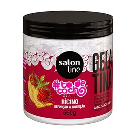 Salon Line - Linha #ToDeCacho - Gelatina Ricino Definicao e Nutricao 550 Gr - (#ImWithCurls Collection - Castor Gelatin Definition and Nutrition Net 19.40 Oz)