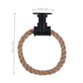 Operitacx Vintage Rope Pull Handle Compact Iron Door Handle for Kitchen Cabinets Closets Dressers Space Saving Design Durable and Fade Resistant for