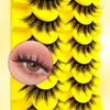 7 Pairs of 3D False Eyelashes, Cat Eye, Fluffy Volume,