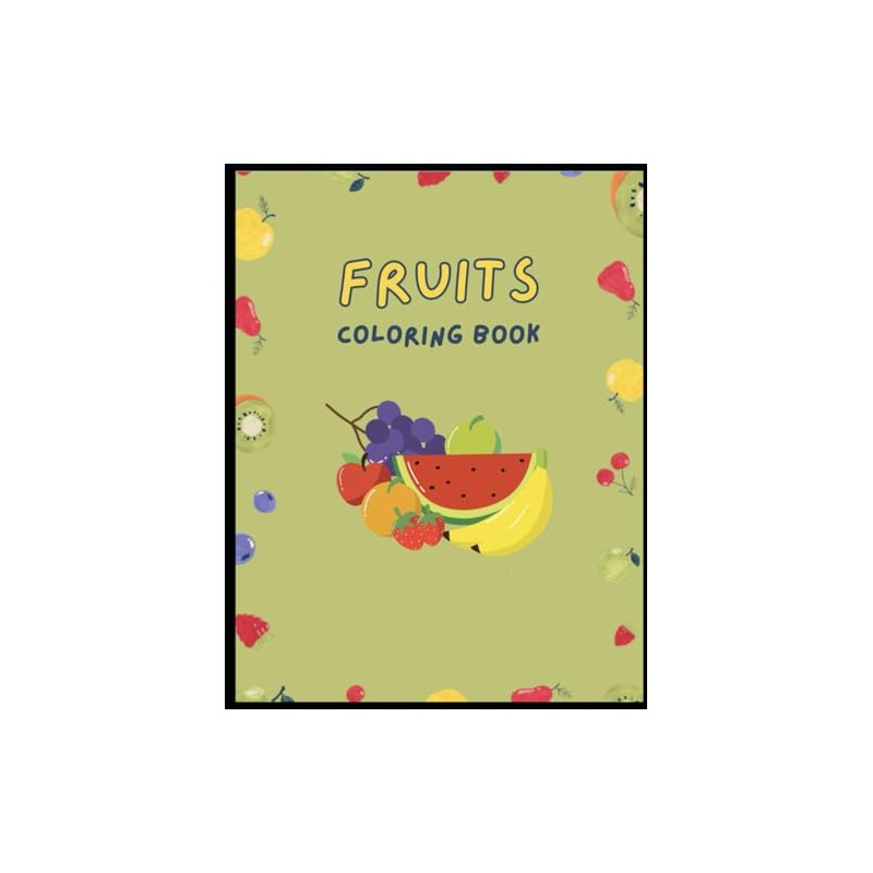Fruit Friends Coloring Book