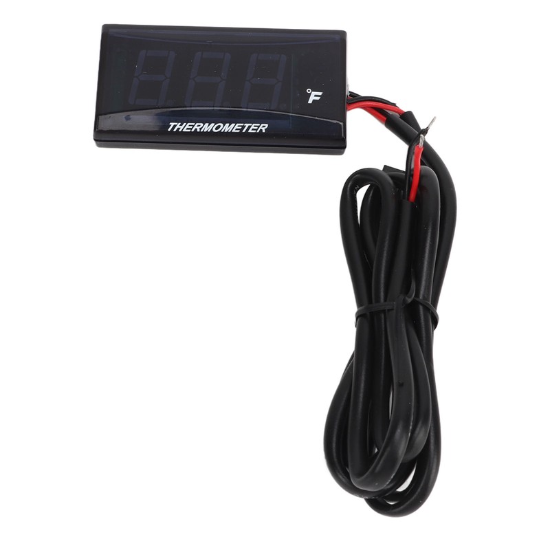 Water Temperature Gauge Fahrenheit Degree LCD Backlit Display Waterproof Water