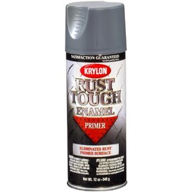 Krylon (K09205007-6 PK) 'Rust Tough' Gray Primer - 12 oz. Aerosol, (Case of 6)