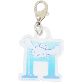Tees Factory Sanrio Cinnamoroll [Zipper Mascot] Mini Initial Charm/H