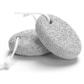 2 Pcs Natural Foot Pumice Stone for Feet, Lava Pedicure Tools Hard Skin Callus Remover for Feet and Hands Natural Foot File Exfoliation to Remove Dead Skin Pedicure Tool