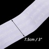 Dansunny Curtain Tape Ruffle Tape for Sewing, Width 7.5 cm,