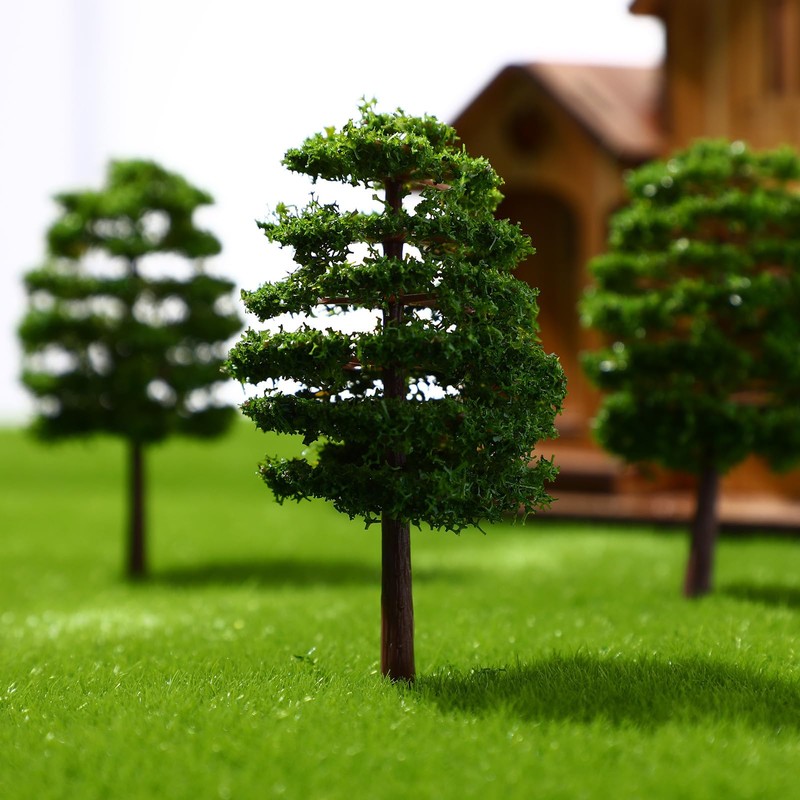 VANZACK 20 Pieces Model Trees Mini Artificial Tree 9 cm