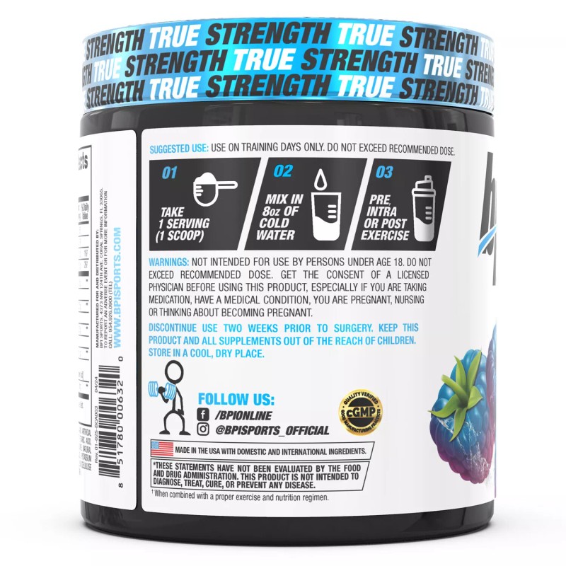 BPI Sports Best BCAA CHOOSE FLAVOR 25srv - Promotes Lean
