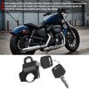 Aramox Motorcycle Helmet Lock, 22mm Universal Handlebar Motorcycle Helmet Safety