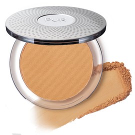 PUR Beauty 4-in-1 Pressed Mineral Makeup Powder Foundation with SPF 15 - Concealer & Finishing Compact Pressed Powder for Face - Buildable Medium to Full Coverage Foundation Powder (Light Tan)