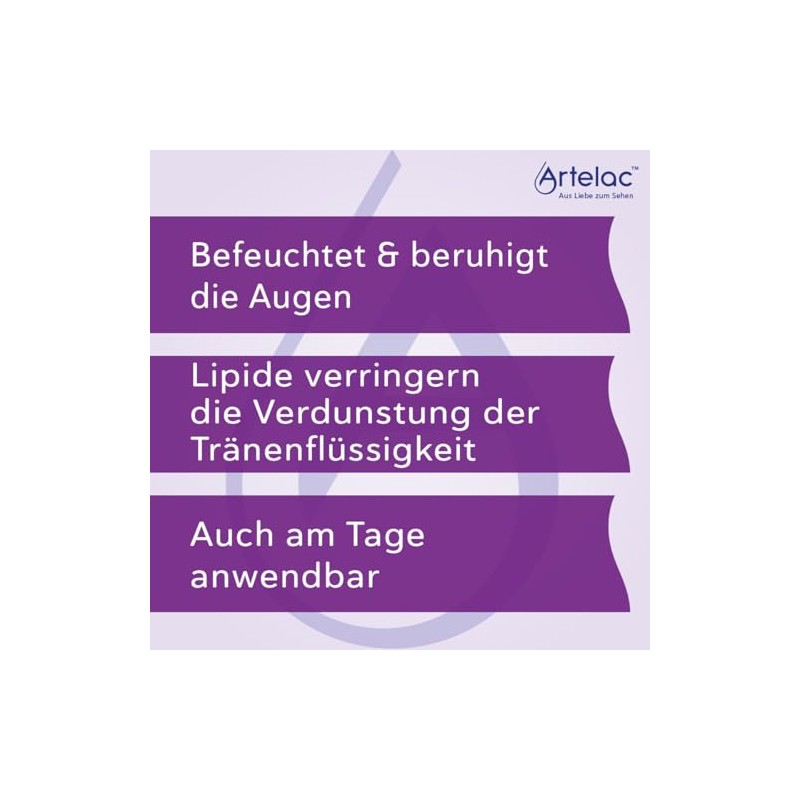 Artelac Nighttime Gel for Dry Eyes - 3 Pack