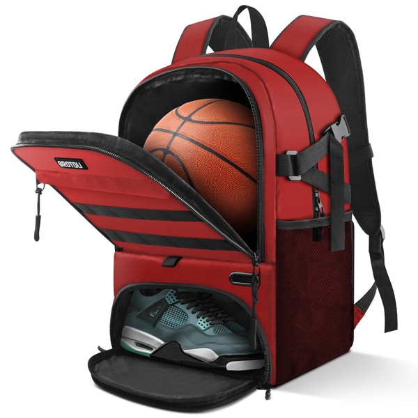 BROTOU Basketball Bag Backpack, Backpacks for Sports Soccer Volleyball Football