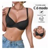 Paquete 3 Brasier Copa Preformada Varilla Push Up Colores