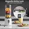 Portable Personal Blender 17oz, USB-C Rechargeable Smoothie and Shake Maker