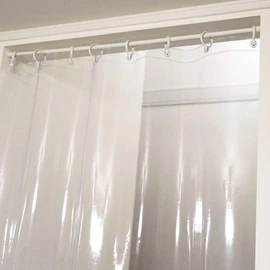 Antibacterial Clear Vinyl Curtain 90 x 180 Made in Japan