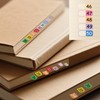 Number Index Labels Multicolor Alphabet Tabs 1-50 1-100 Tab Dividers