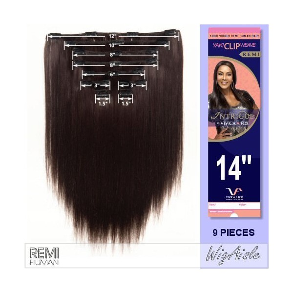 Vivica A. Fox (Intclipw14) - Remy Human Hair Clip-In Extension in 27