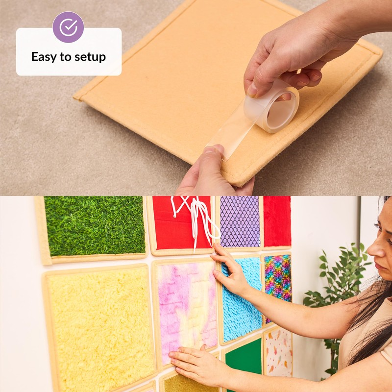Sensory Wall Panel for Kids | Textured Tiles Sensory |