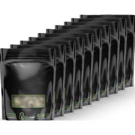 Terploc Grove Bags - Various Sizes - Bags with Integrated Moisture Control (58-62%) - Optimum Protection for Herbs (30 g, Pack of 10)