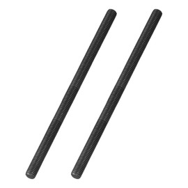 sourcing map 1/2-13 UNC Fully All Threaded Rod, 4Pcs B7 Alloy Steel Long Threaded Screw 10" Length Right Hand Threads Fully Studding Rod Bar for Machinery, Construction, Black