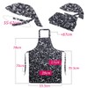 JNCH Adjustable Apron Cooking Apron with 2 Pockets Kitchen Apron