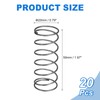 sourcing map 20Pcs Compression Spring, 20mm OD, 1.2mm Wire Size,